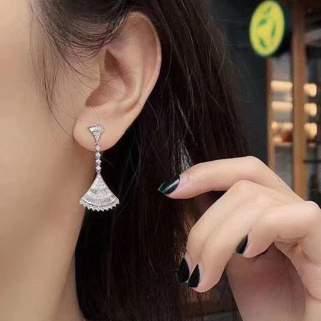 14k Gold 1.43 Ctw Natural H Diamond Earrings - 2