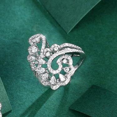 14k Gold 1.09 Ctw Natural H Diamond Ring - 3