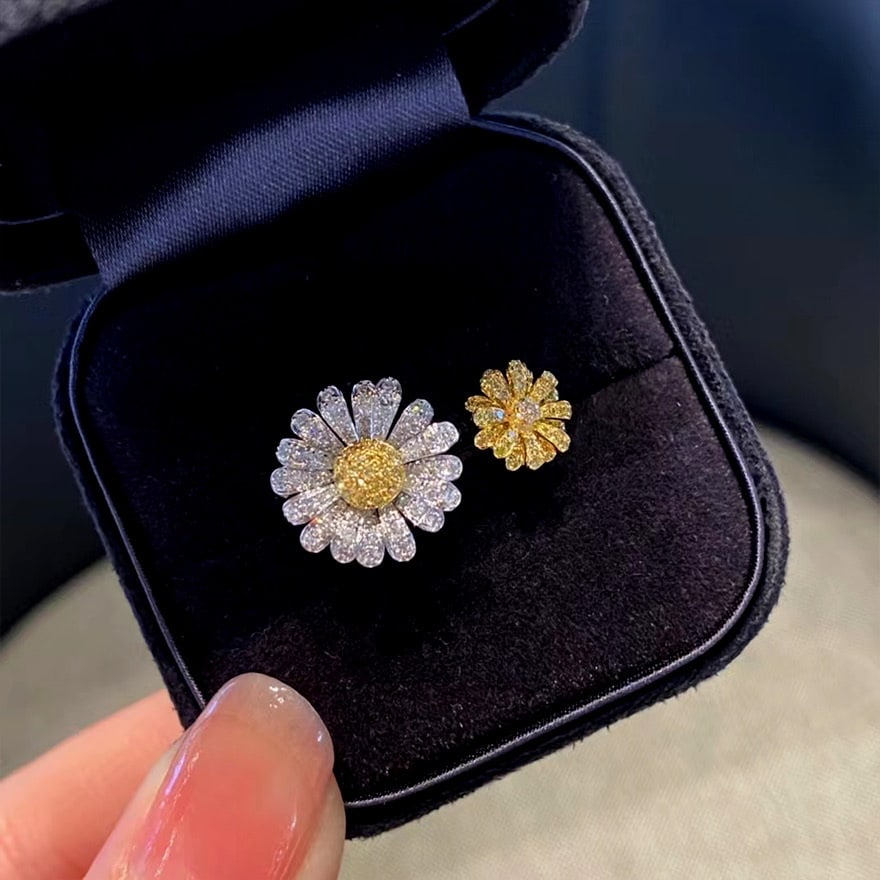 14k Gold 1 Ct Natural Color Diamond Ring - 2