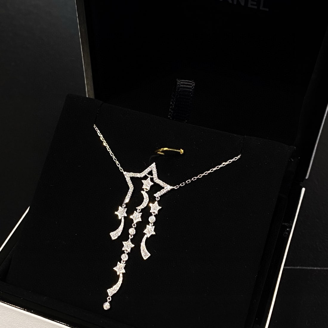 14k Gold 0.29 Ct Natural H Diamond Necklace - 9