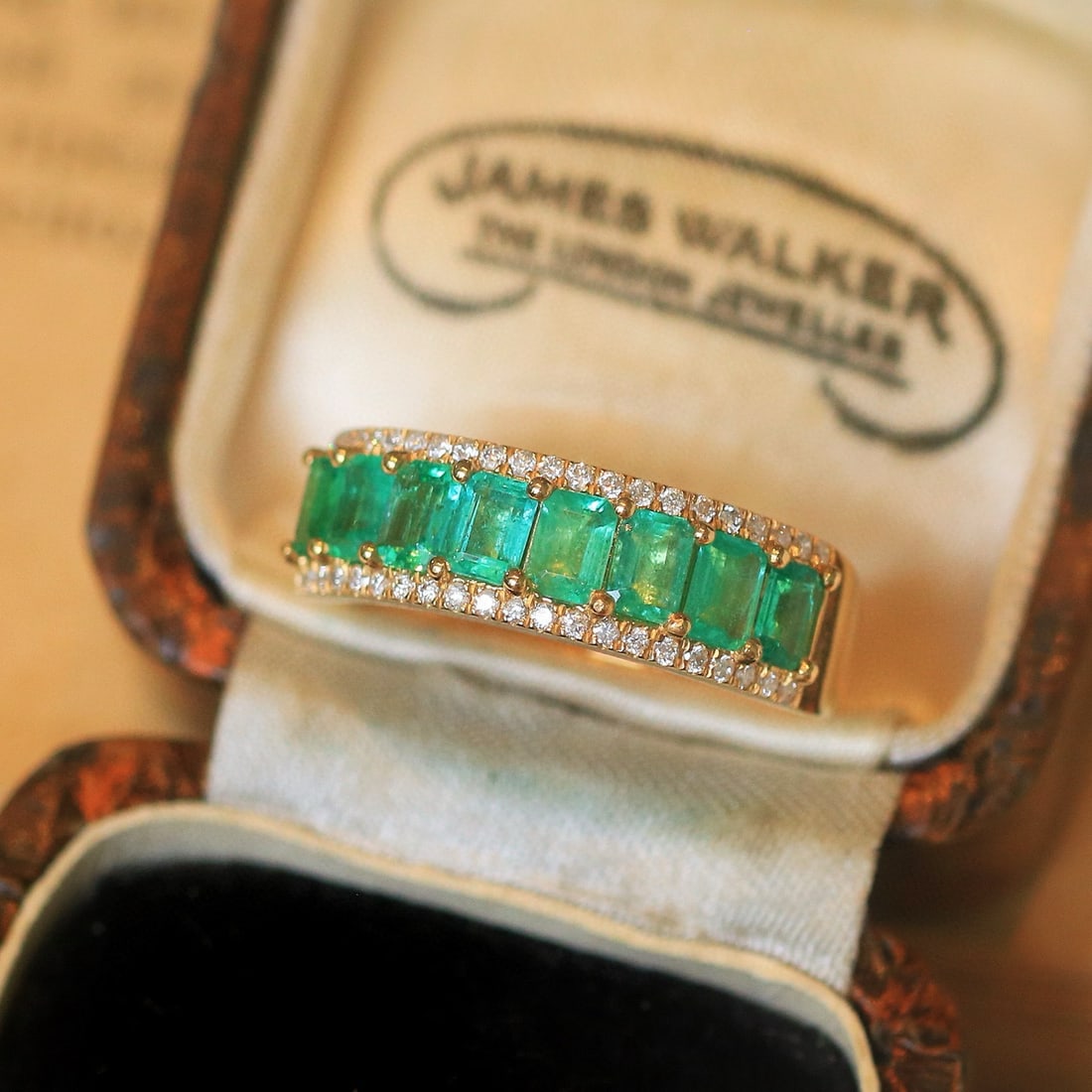 14k Gold 2.04 Ctw Natural Emerald & Diamond Ring - 2