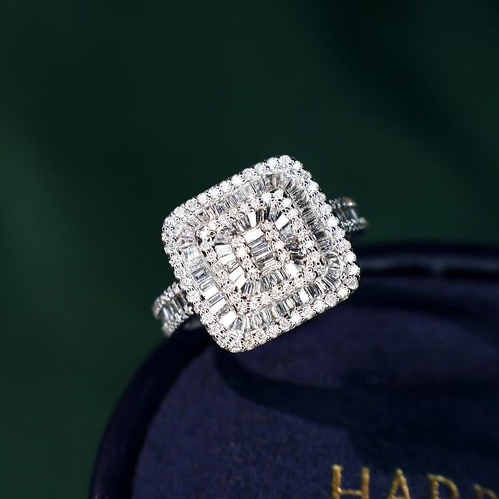 14k Gold 0.85 Ct Natural H Diamond Ring: Ref:231045192 // gold content:14k gold // ring size:7. 25us // // main gemstone:diamond // shape:multiply // carat weight:0. 85ct // clarity grade:vs-si // color:h // treatment:natural // Condition:
