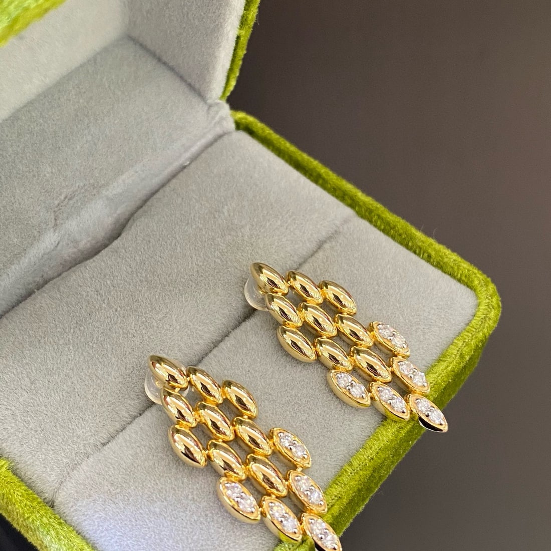 14k Gold 0.78 Ctw Natural H Diamond Jewelry Set - 4