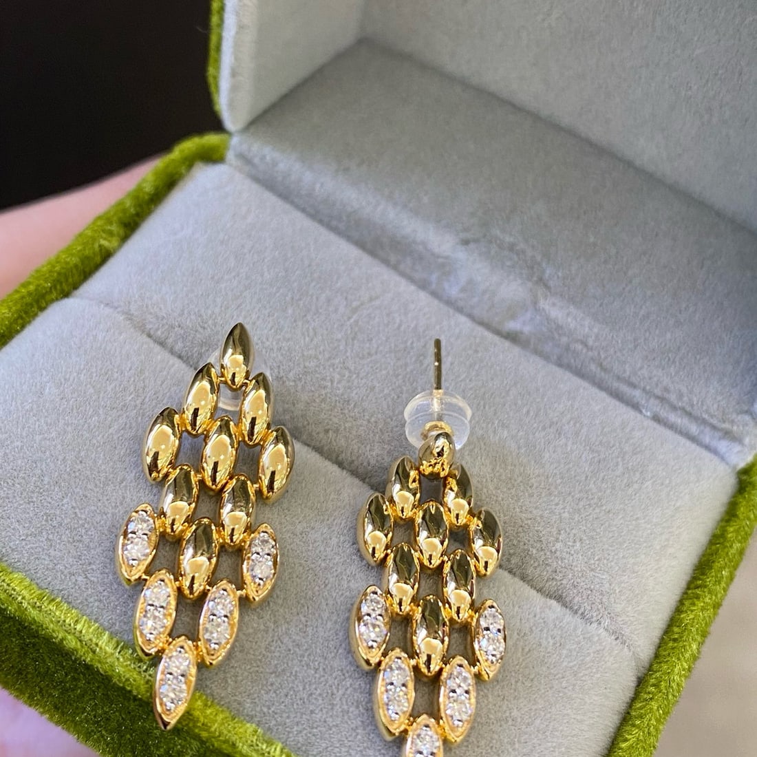 14k Gold 0.78 Ctw Natural H Diamond Jewelry Set - 5