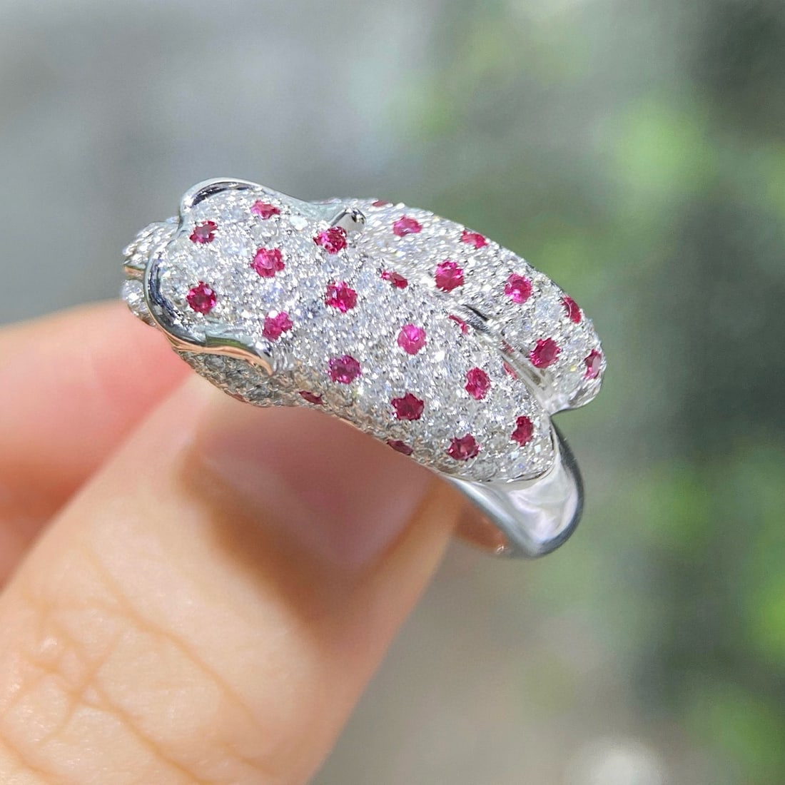 14k Gold 1.77 Ctw Natural Ruby & Diamond Ring - 2