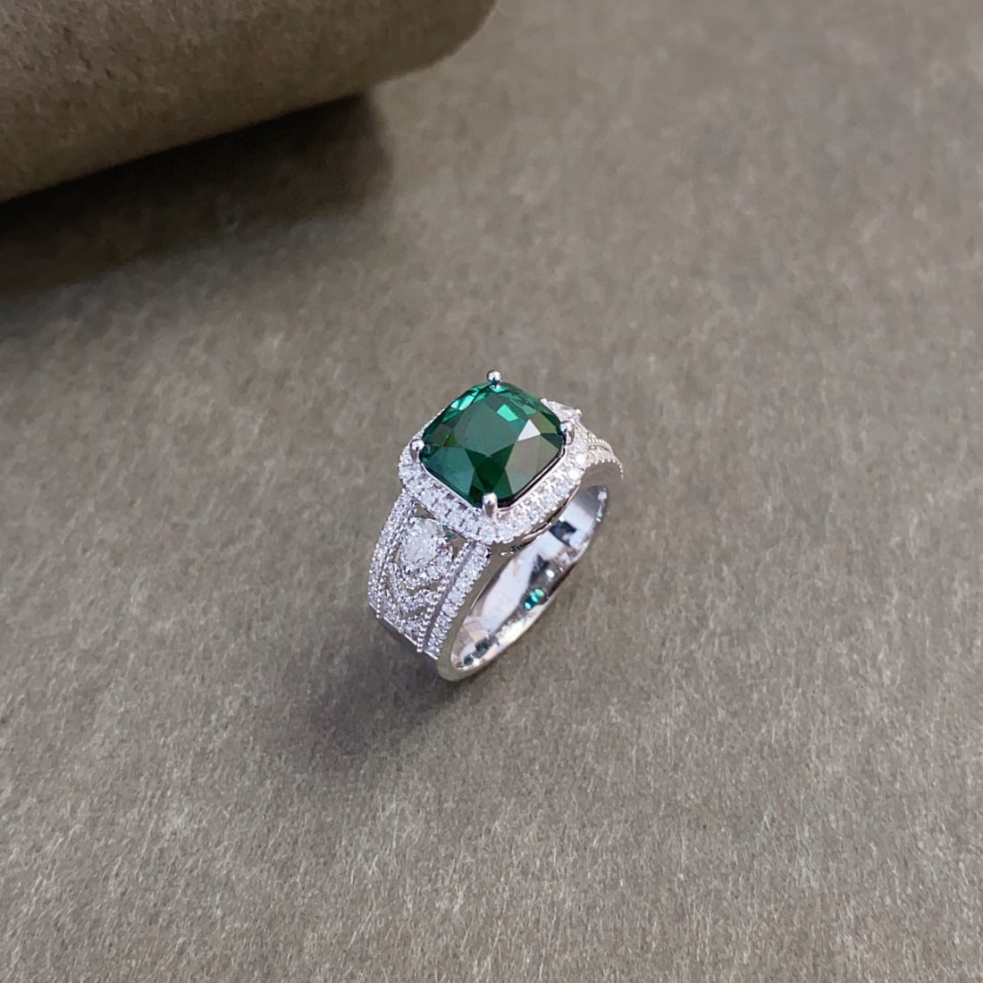 14k Gold 5.35 Ctw Natural Tourmaline & Diamond Ring - 5