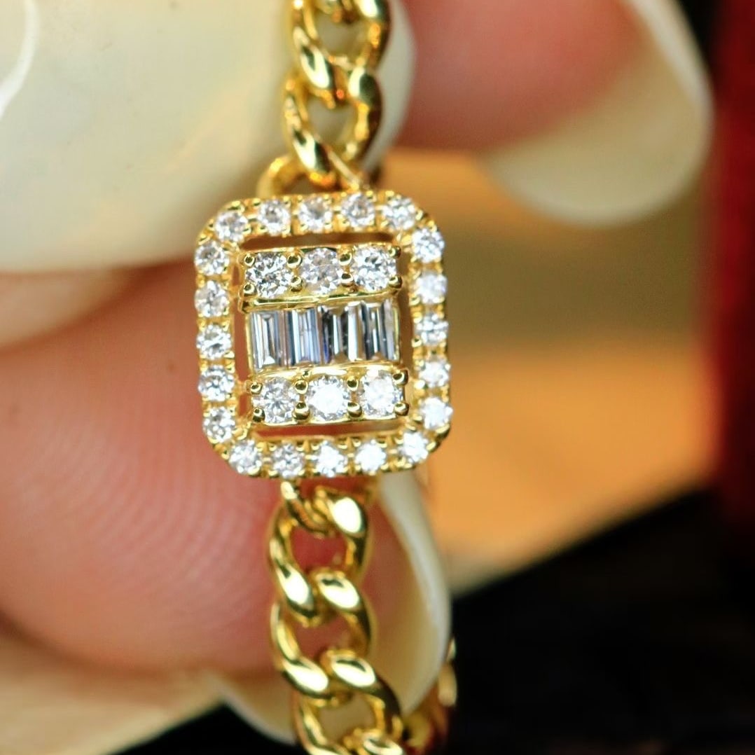 14k Gold 0.2 Ct Natural H Diamond Ring - 3