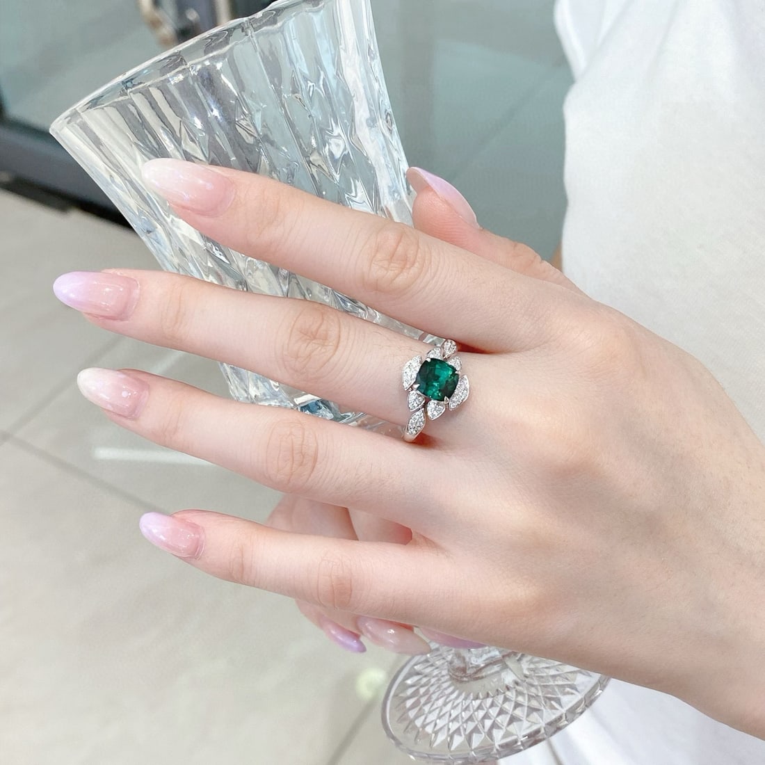 14k Gold 2.34 Ctw Natural Tourmaline & Diamond Ring - 2