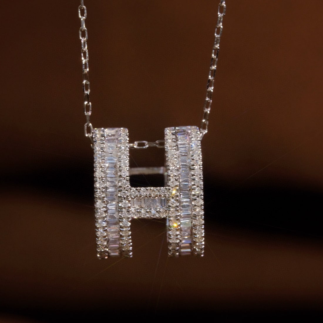 14k Gold 0.35 Ct Natural H Diamond Pendant( Without Chain ) - 2