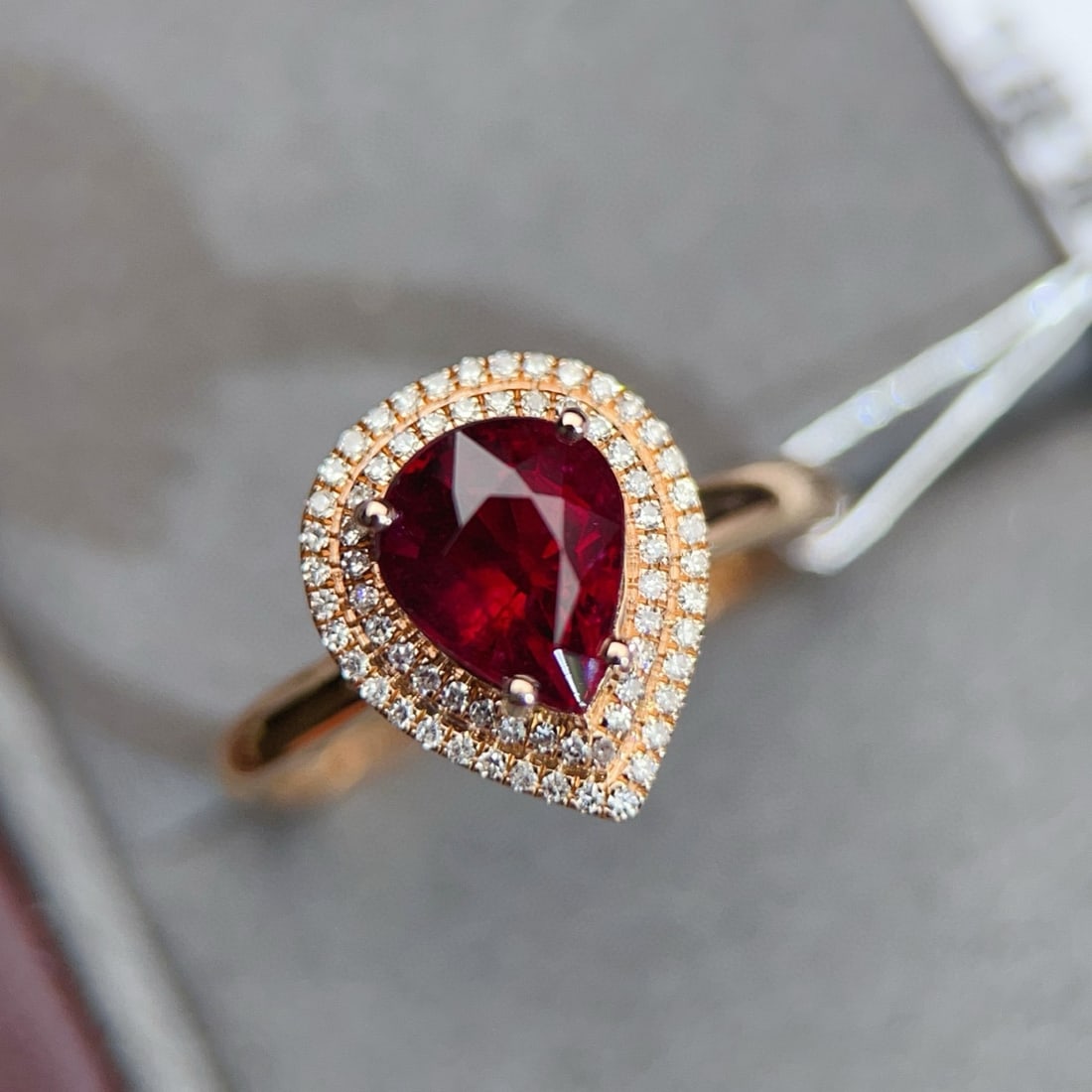 14k Gold 2.04 Ctw Natural Tourmaline & Diamond Ring - 2