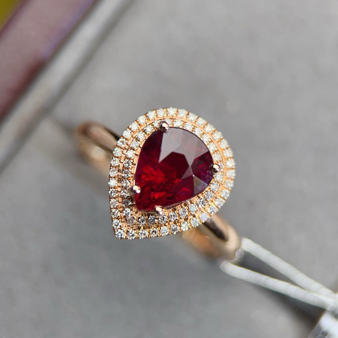14k Gold 2.04 Ctw Natural Tourmaline & Diamond Ring - 3