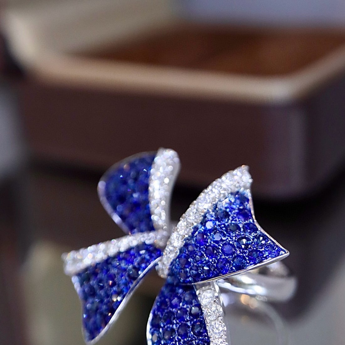 14k Gold 2.65 Ctw Natural Sapphire & Diamond Ring - 3