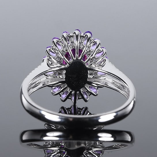 14k Gold 1.79 Ctw Natural Sapphire & Sapphire Ring - 4