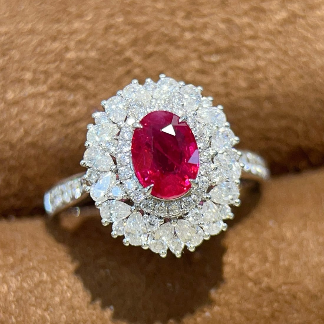14k Gold 1.97 Ctw Natural Ruby & Diamond Ring - 4