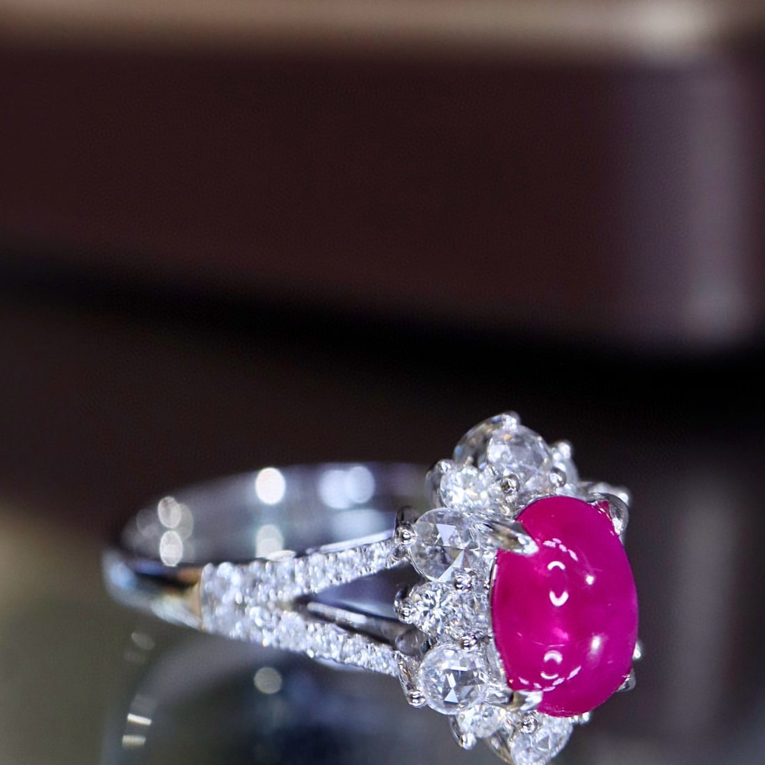 14k Gold 1.59 Ctw Natural Ruby & Diamond Ring - 3