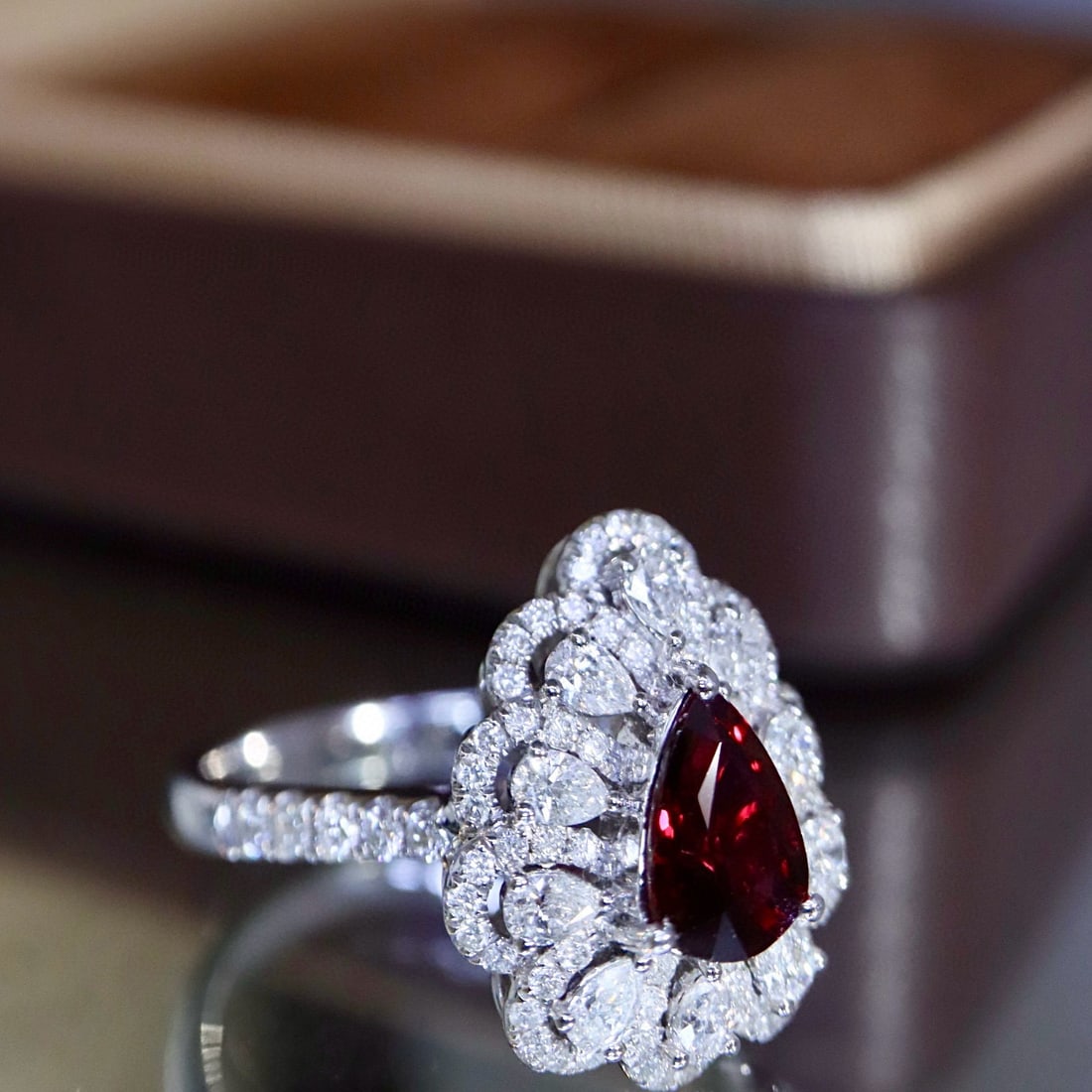 14k Gold 2.05 Ctw Natural Ruby & Diamond Ring - 2