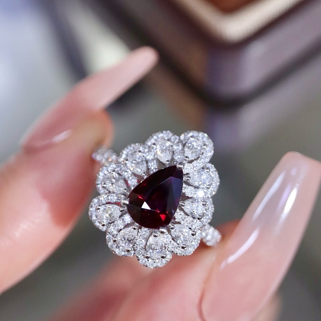 14k Gold 2.05 Ctw Natural Ruby & Diamond Ring - 6
