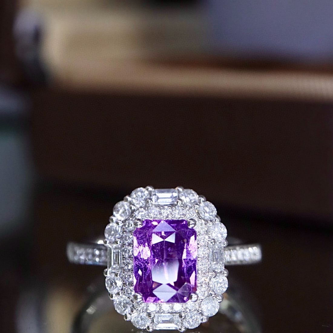 14k Gold 1.83 Ctw Natural Sapphire & Diamond Ring - 5