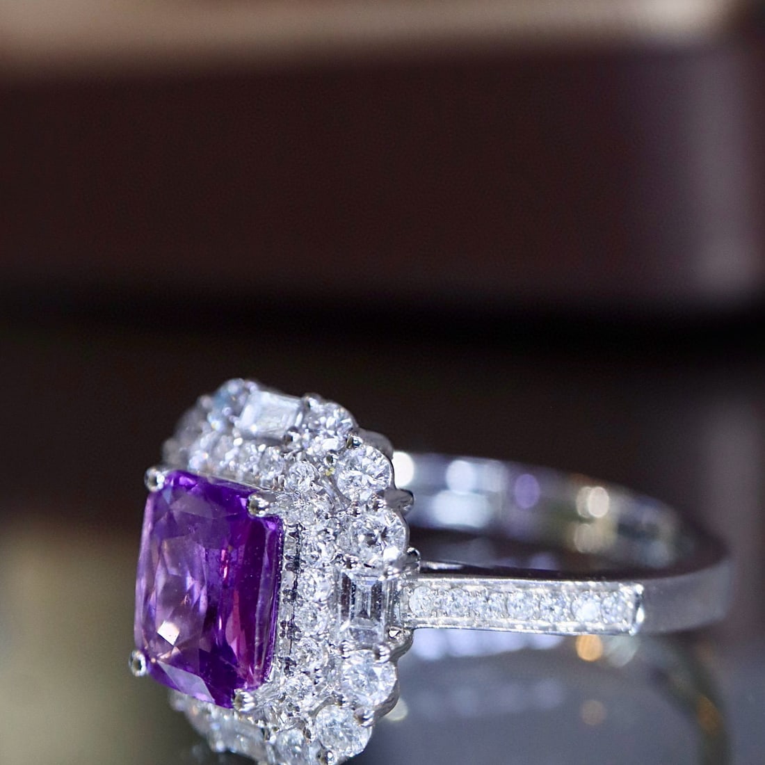 14k Gold 1.83 Ctw Natural Sapphire & Diamond Ring - 6