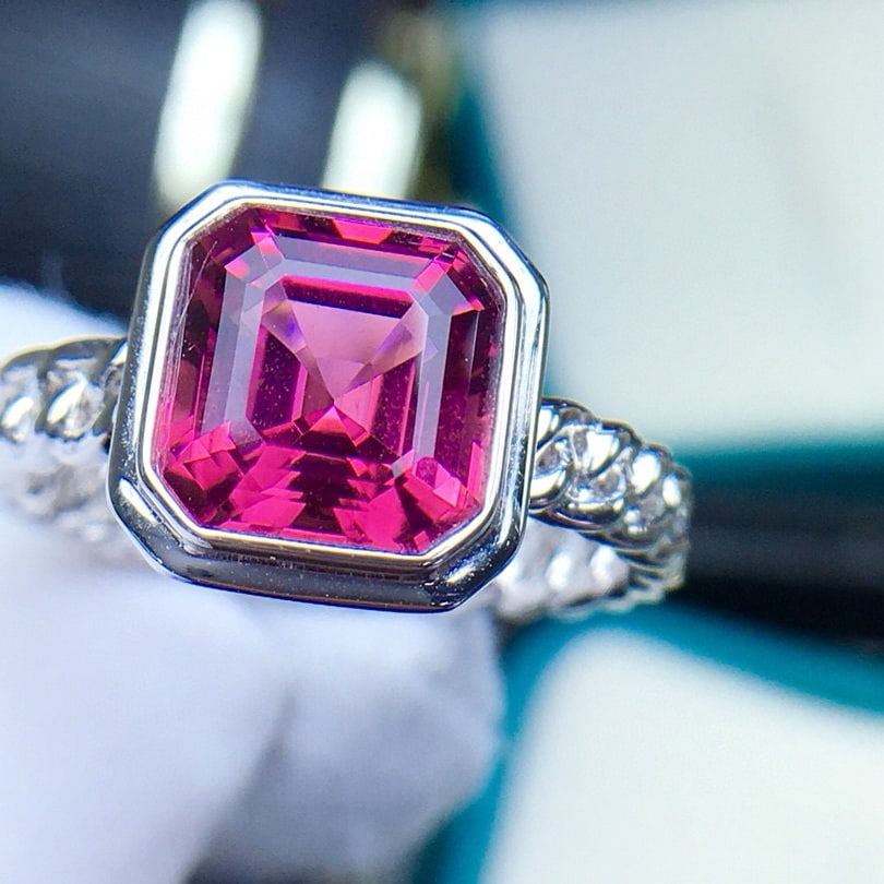 14k Gold 3.6 Ct Natural Tourmaline Ring - 6