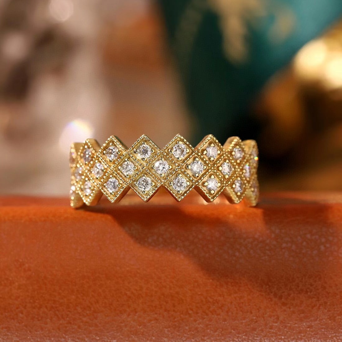 14k Gold 0.42 Ct Natural H Diamond Ring: Ref:231051079 // gold content:14k gold // ring size:7. 25us // // main gemstone:diamond // shape:round // carat weight:0. 42ct // clarity grade:vs-si // color:h // treatment:natural // cut grade:g //