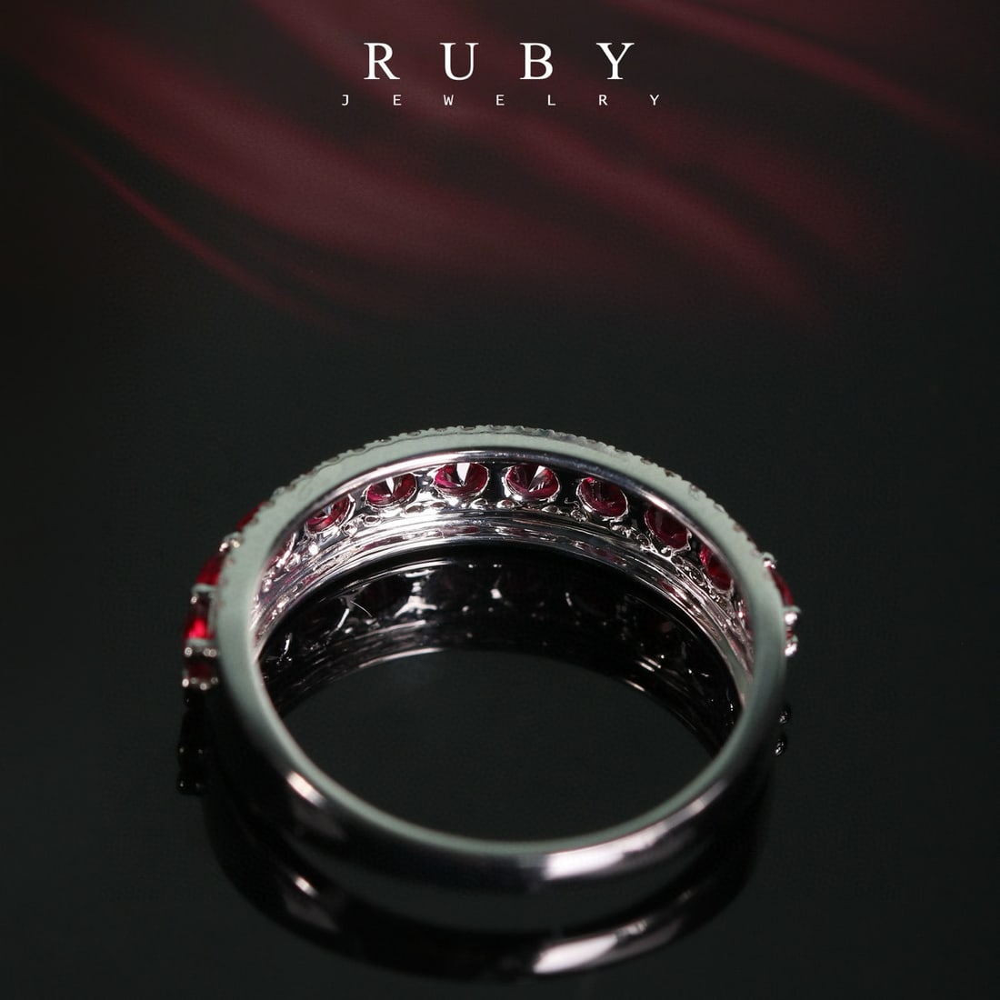 14k Gold 1.2 Ct Natural Ruby & Diamond Ring - 3