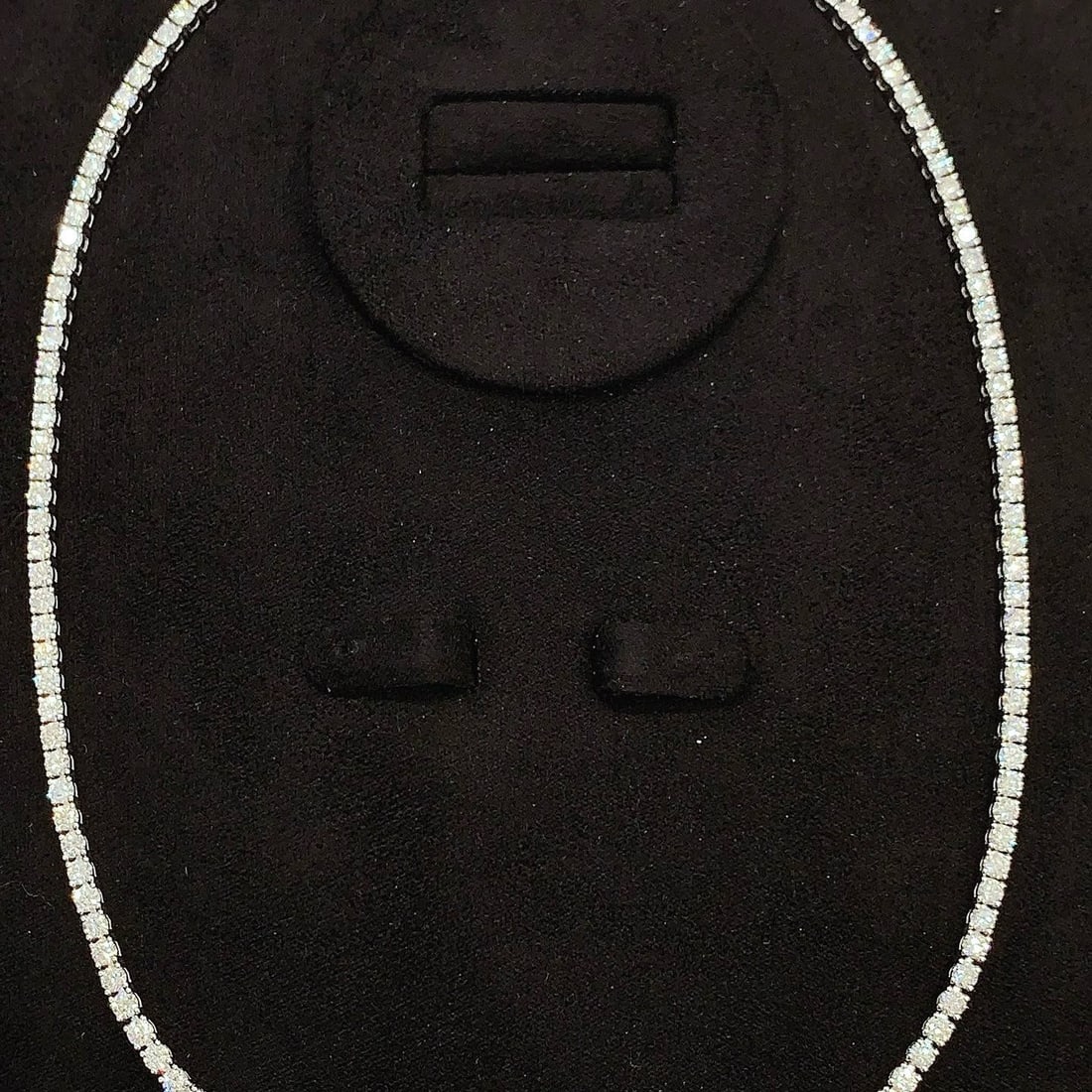 14k Gold 10.98 Ct Natural H Diamond Necklace - 4