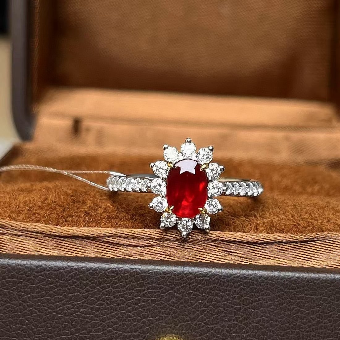 14k Gold 1.57 Ctw Natural Ruby & Diamond Ring - 3