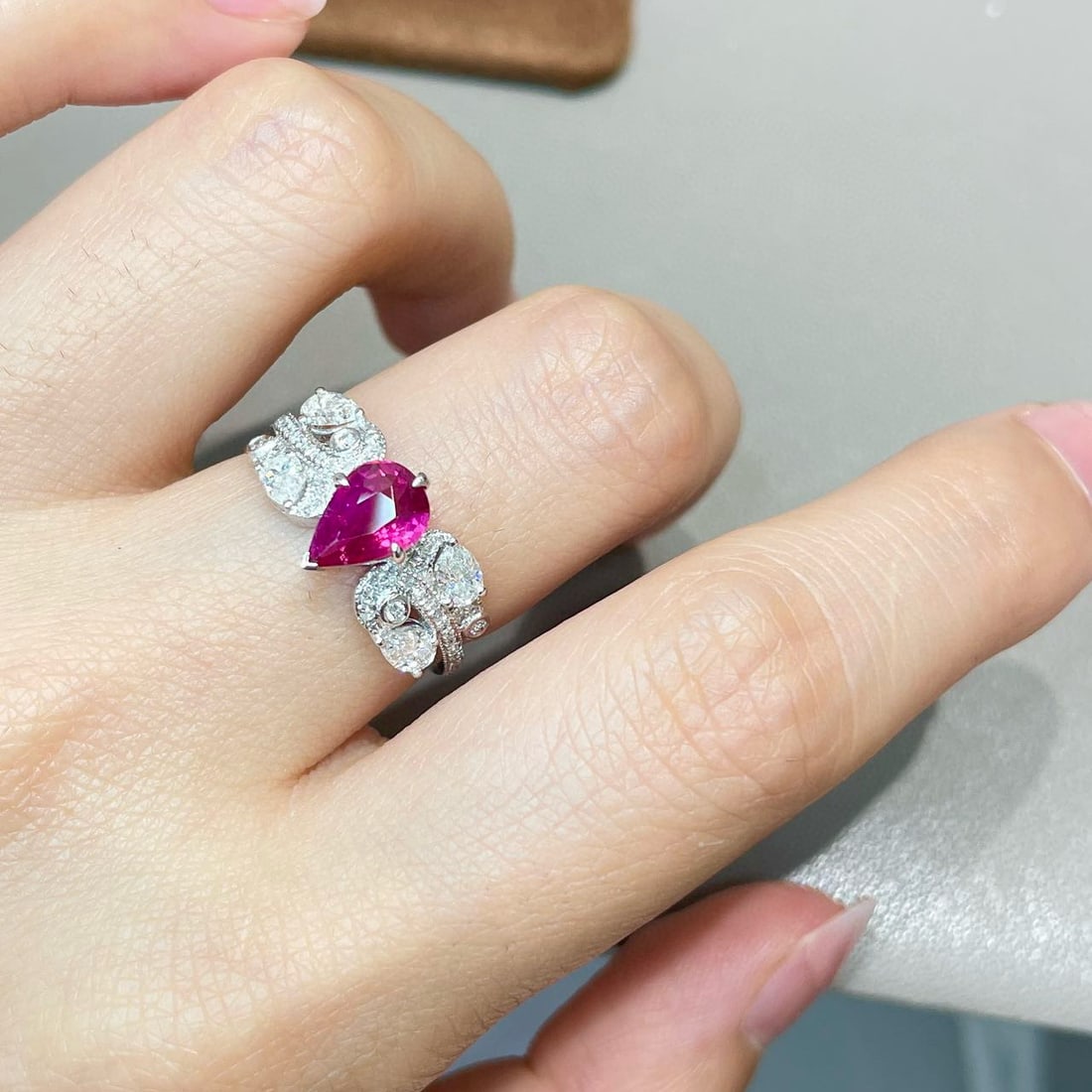 14k Gold 1.72 Ctw Natural Ruby & Diamond Ring - 6