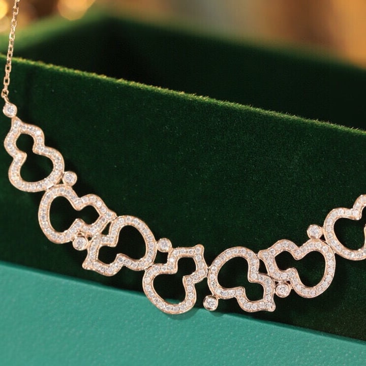 14k Gold 0.6 Ct Natural H Diamond Necklace - 3
