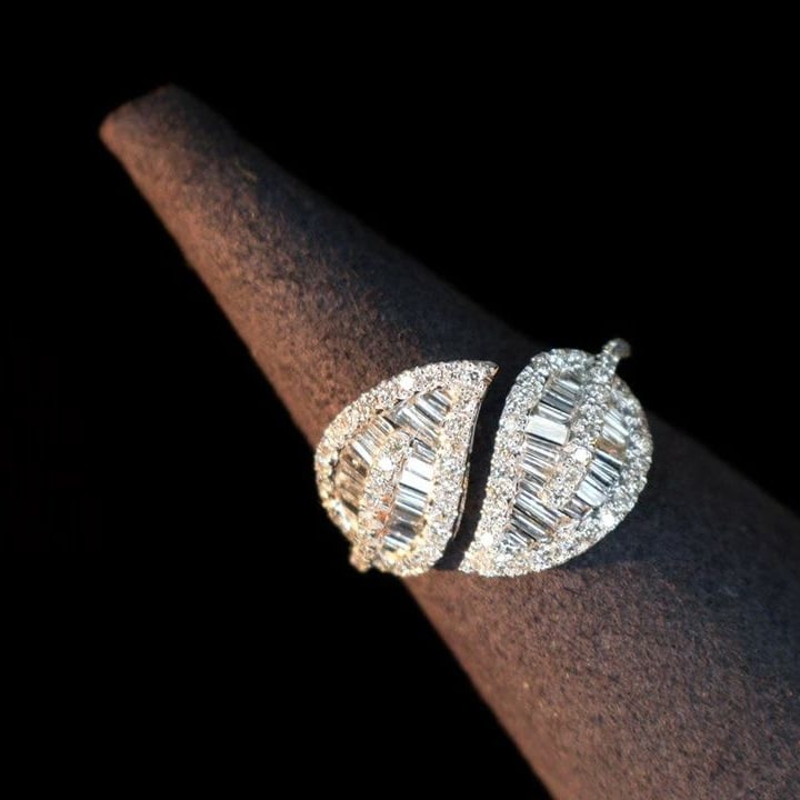 14k Gold 1 Ct Natural H Diamond Ring: Ref:231053146 // gold content:14k gold // ring size:7. 25us // // main gemstone:diamond // shape:multiply // carat weight:1ct // clarity grade:vs-si // color:h // treatment:natural // Condition: New