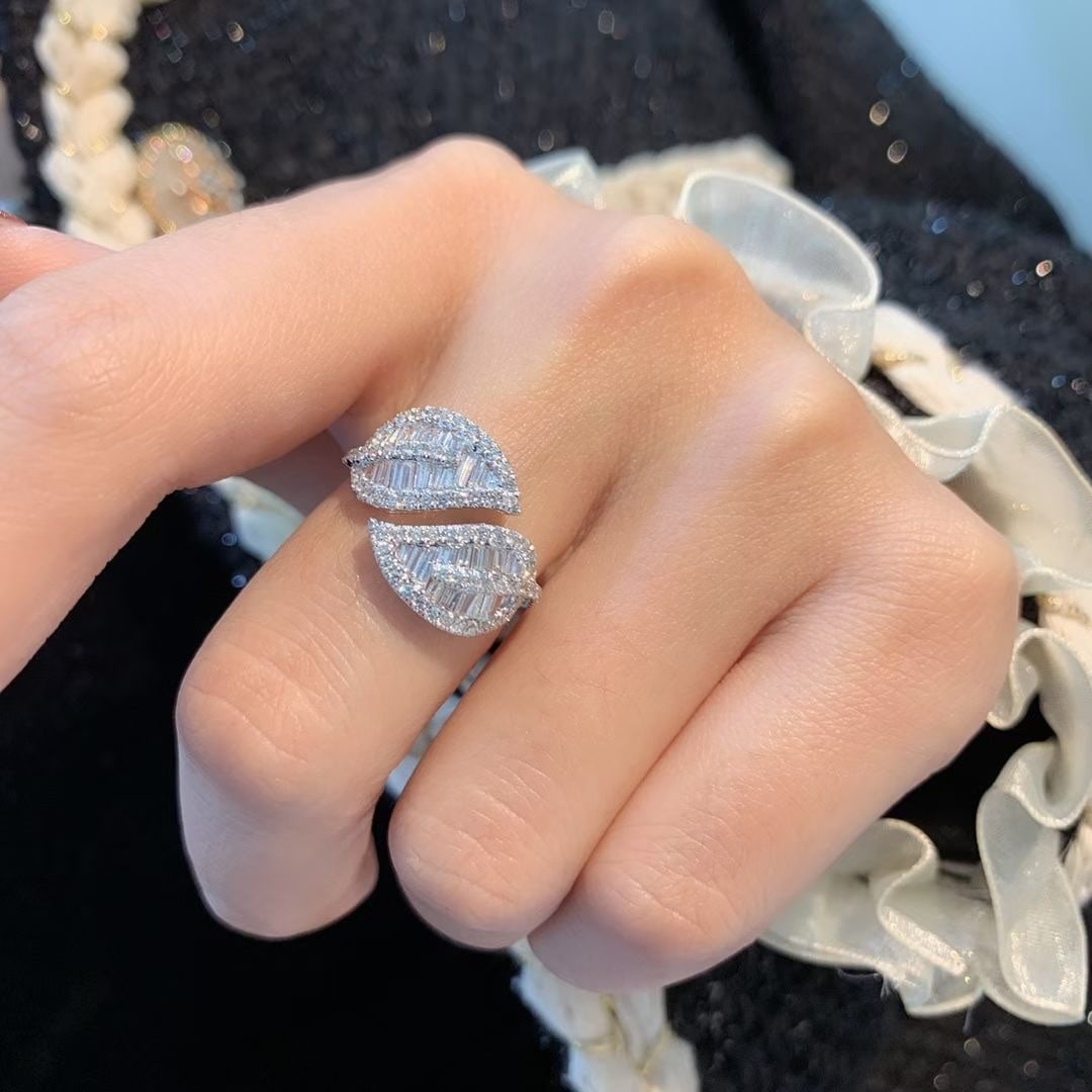 14k Gold 1 Ct Natural H Diamond Ring - 4