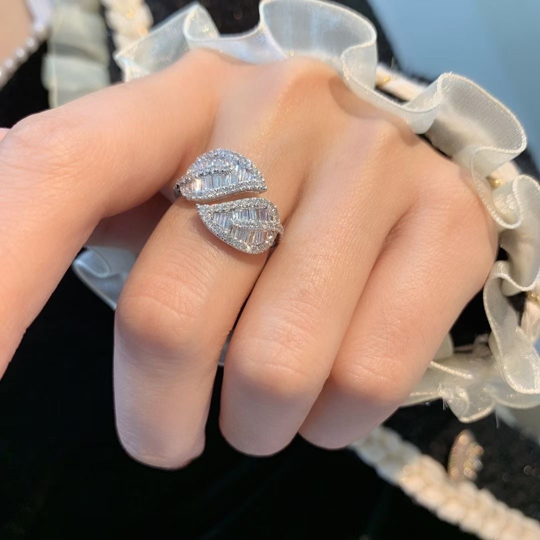 14k Gold 1 Ct Natural H Diamond Ring - 5