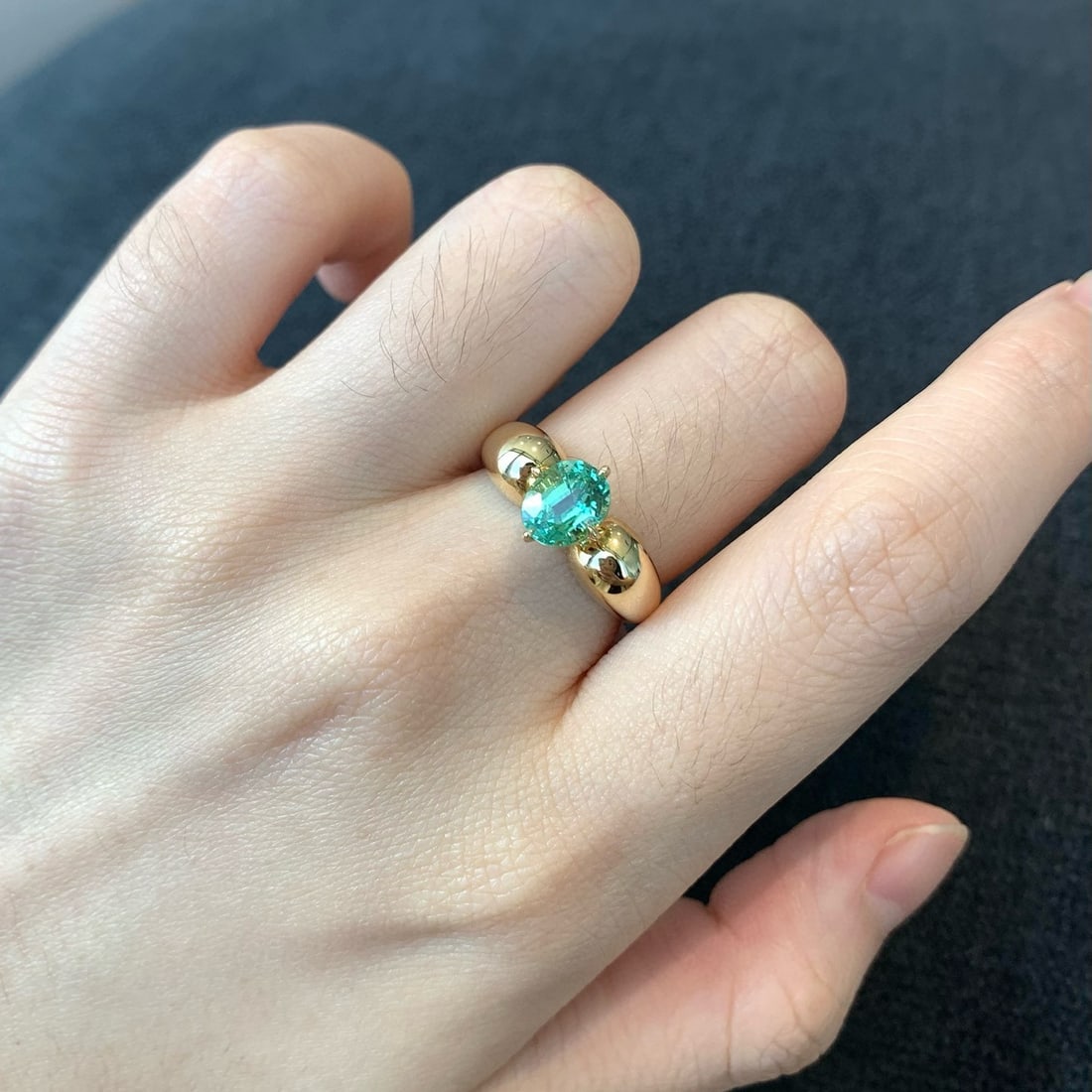 14k Gold 1.44 Ct Natural Tourmaline Ring - 4