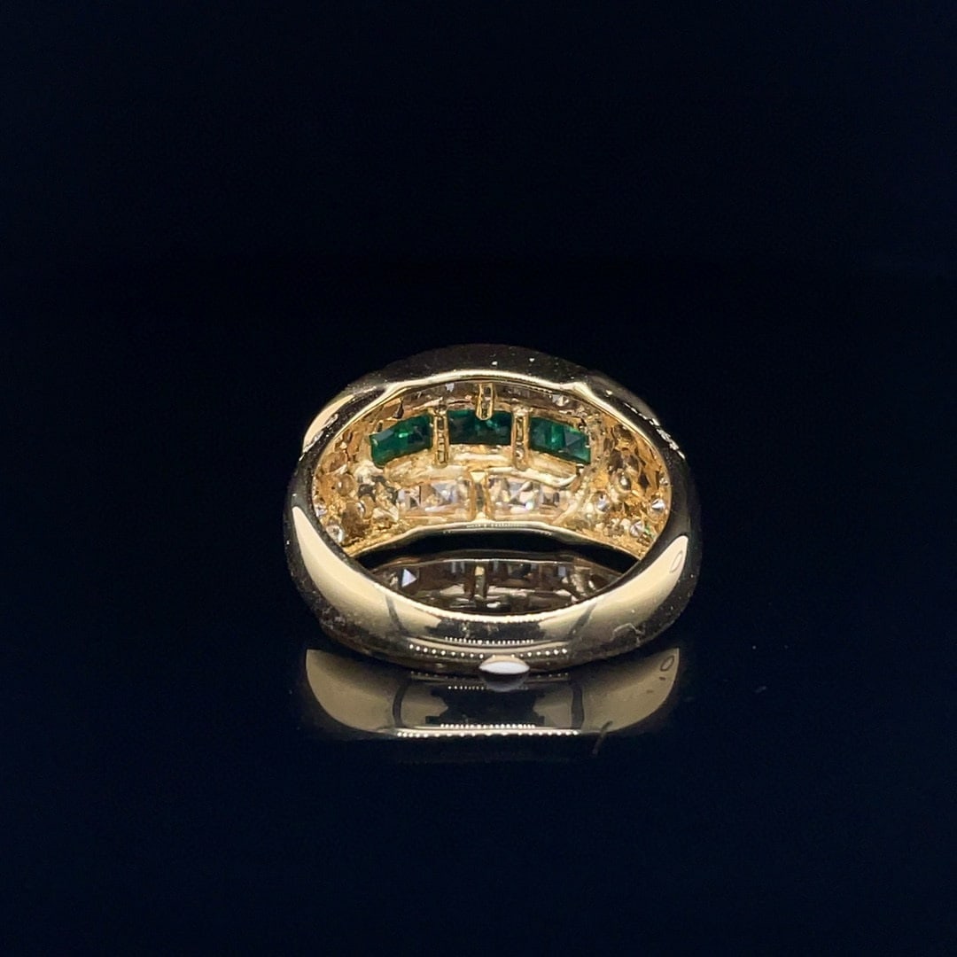 14k Gold 1.07 Ct Natural H Diamond Ring - 4