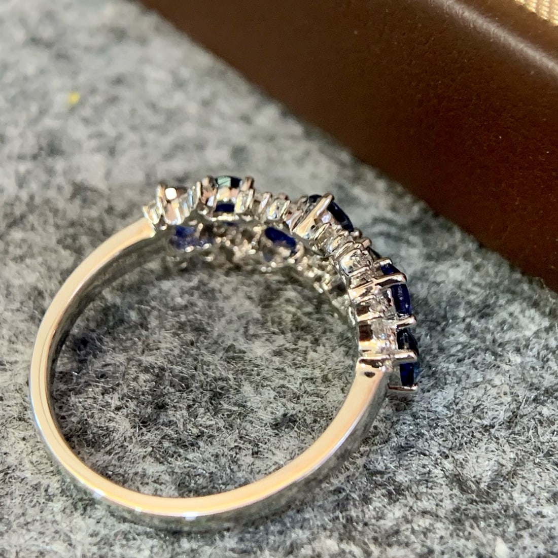 14k Gold 1.94 Ctw Natural Sapphire & Diamond Ring - 3