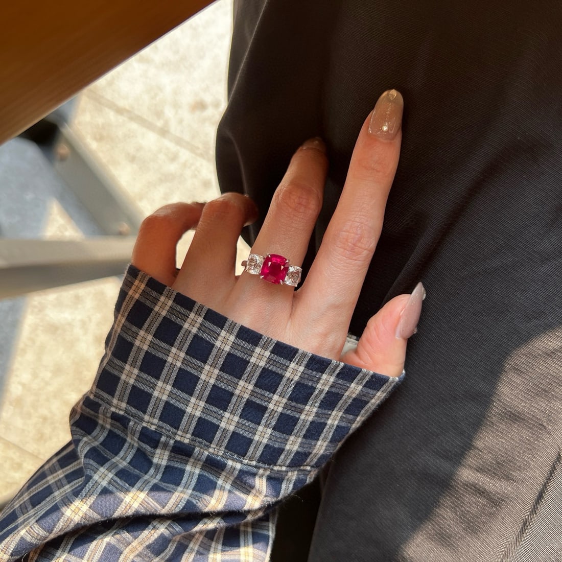 14k Gold 5.57 Ctw Natural Tourmaline & Topaz Ring - 4