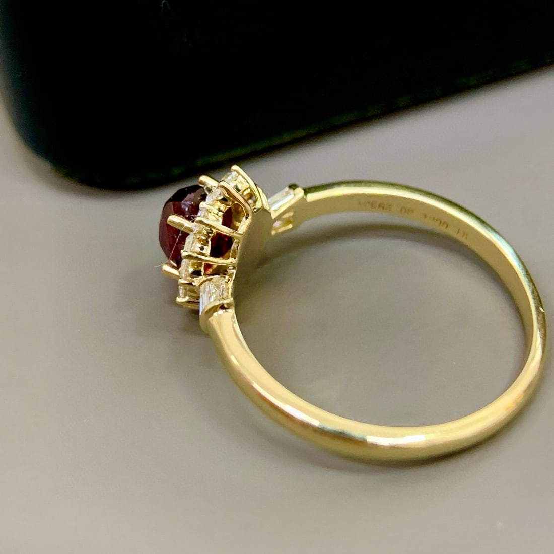 14k Gold 1.35 Ctw Natural Ruby & Diamond Ring - 2