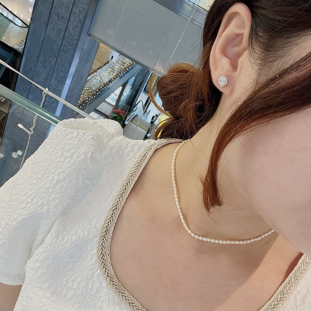 14k Gold 0.72 Ctw Natural H Diamond Earrings - 8
