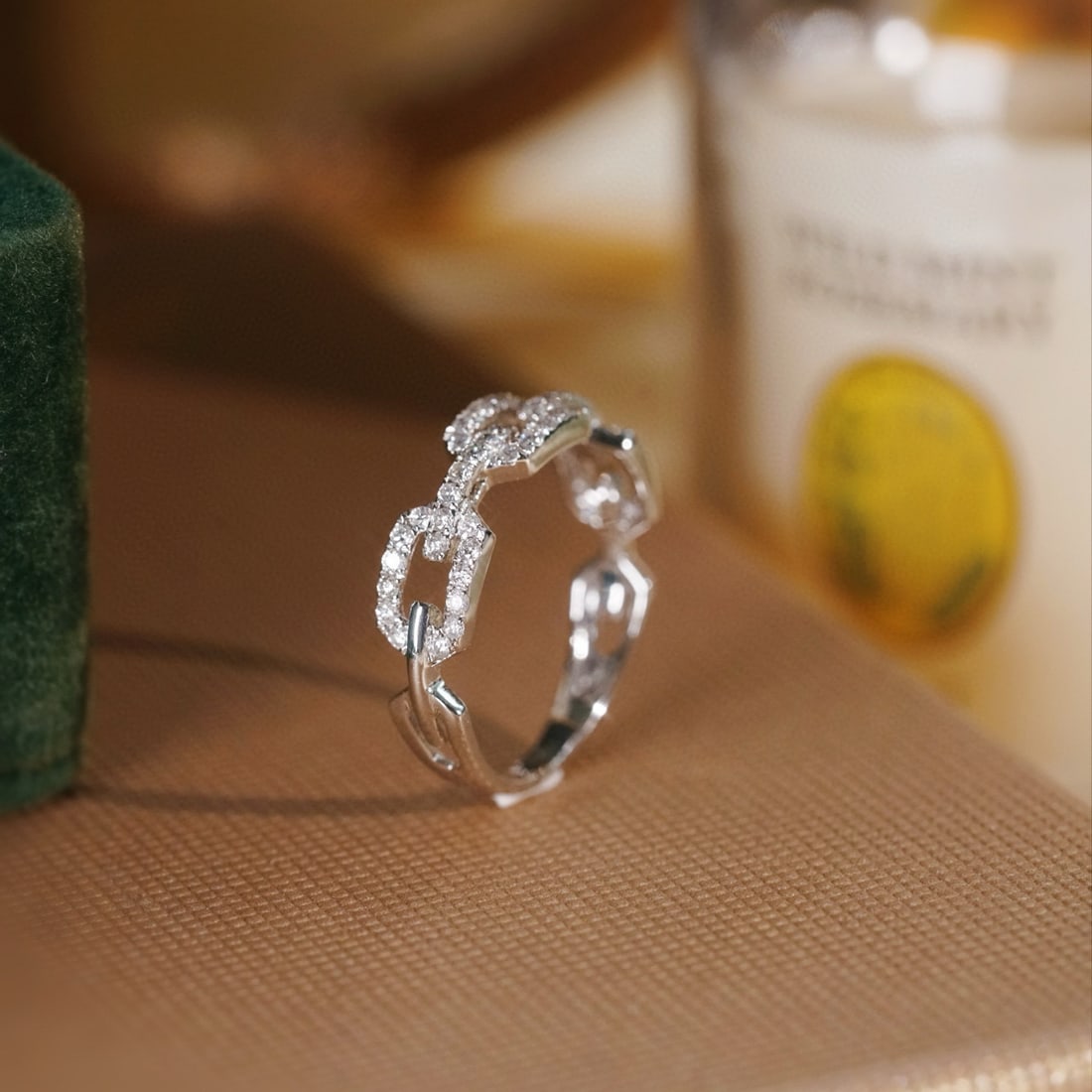 14k Gold 0.40 Ct Natural H Diamond Ring - 2