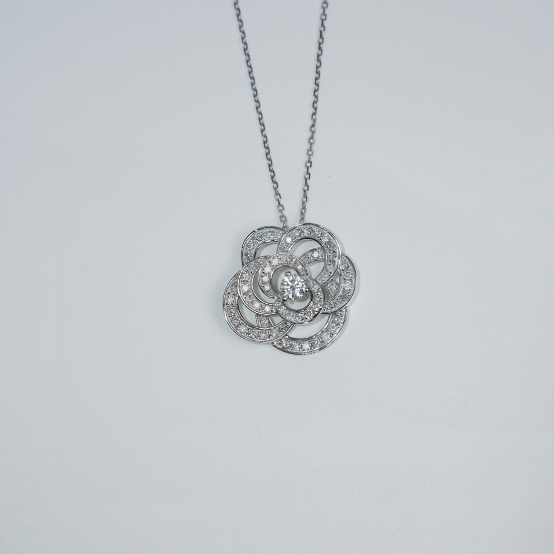 14k Gold 0.65 Ctw Natural H Diamond Necklace - 5