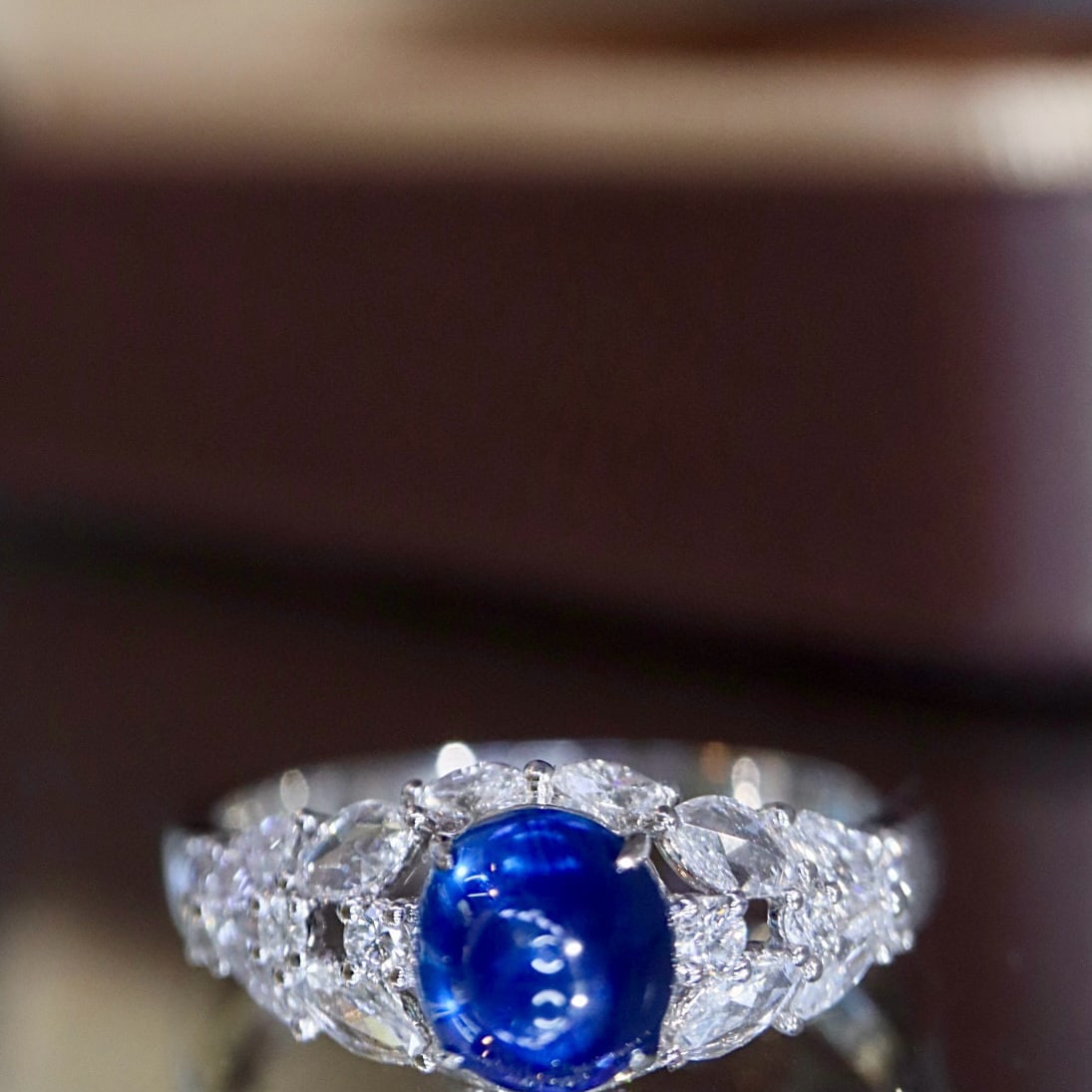14k Gold 1.74 Ctw Natural Sapphire & Diamond Ring: Ref:231056135 // gold content:14k gold // ring size:7. 25us // // main gemstone:sapphire // shape:round // carat weight:1. 27ct // color:blue // treatment:natural // cut grade:g // // adjacent