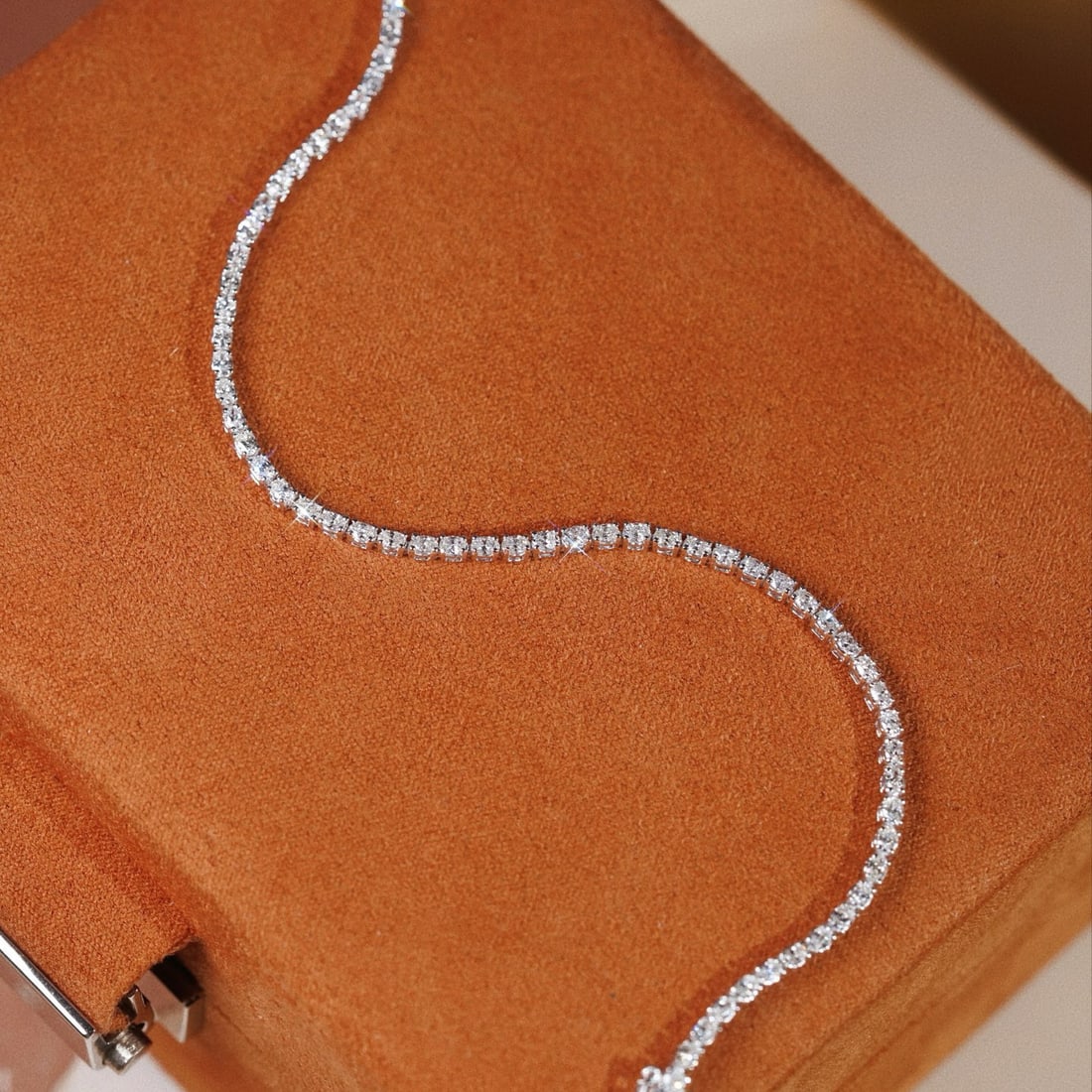 14k Gold 1.58 Ct Natural H Diamond Bracelet - 8