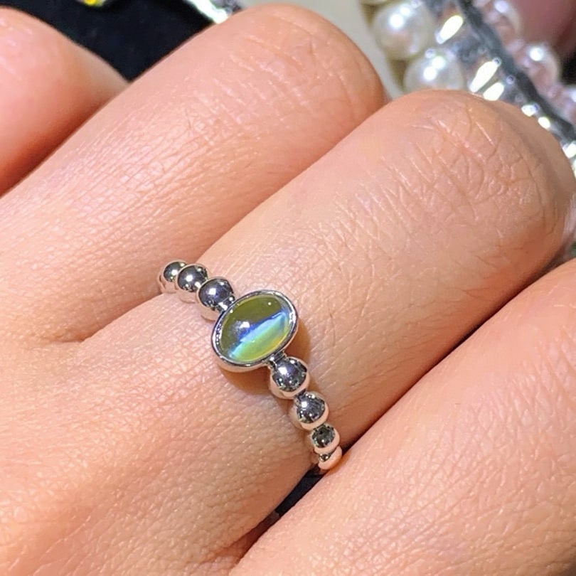 14k Gold 1.01 Ct Natural Cat's?Eye Chrysoberyl Ring - 5