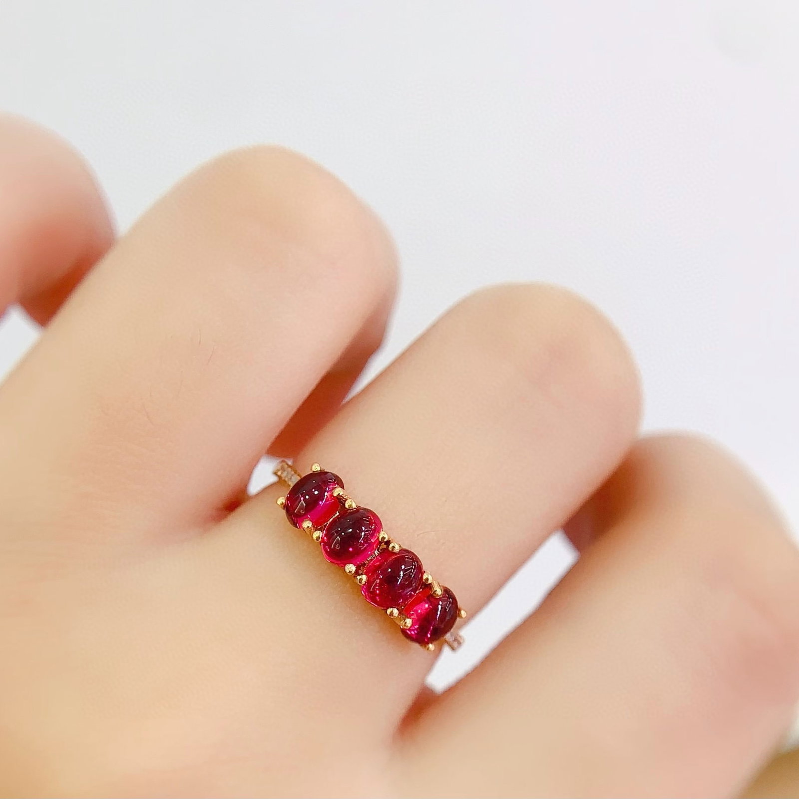 14k Gold 1.8 Ct Natural Tourmaline & Diamond Ring - 7