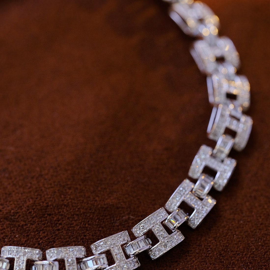14k Gold 3.5 Ct Natural H Diamond Bracelet - 4