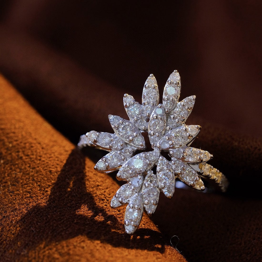14k Gold 1.2 Ct Natural H Diamond Ring - 2