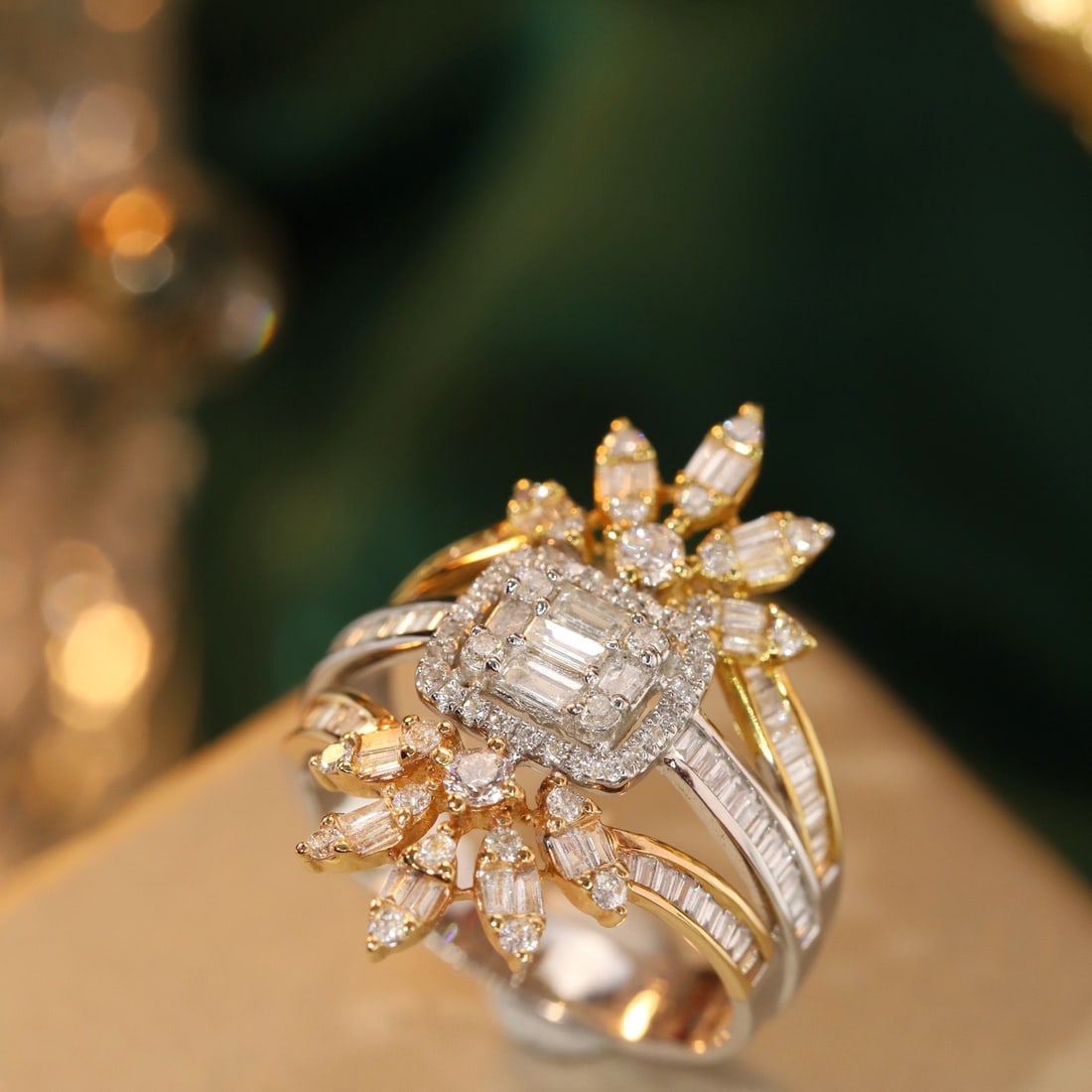 14k Gold 1 Ct Natural H Diamond Ring - 2
