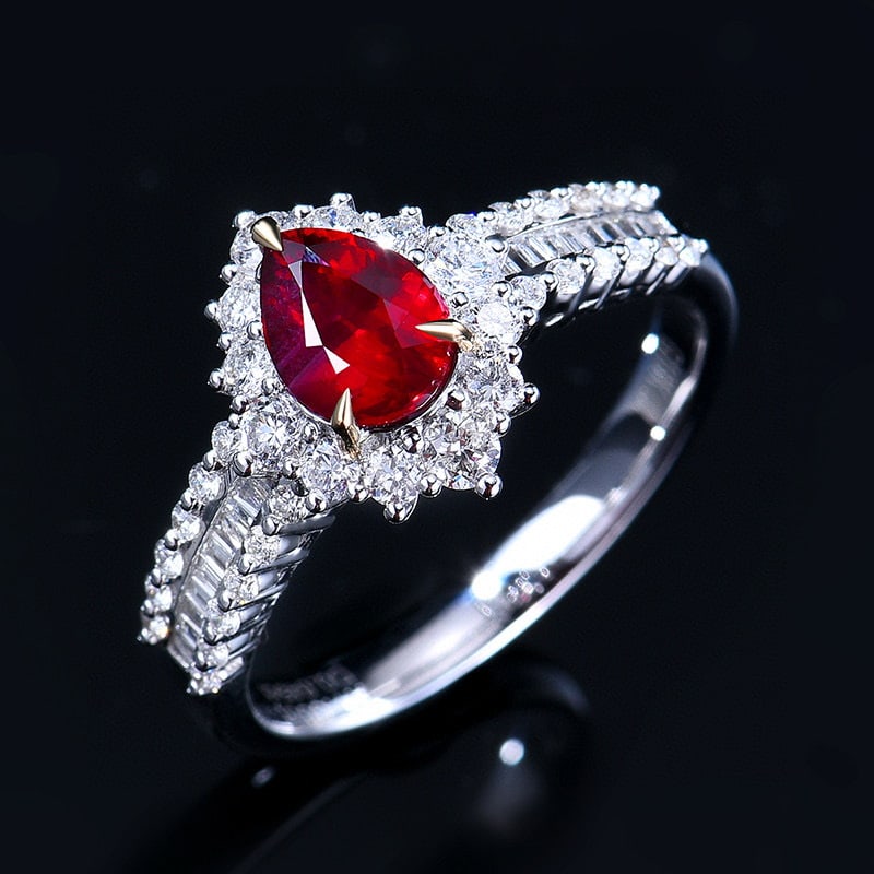 14k Gold 1.65 Ctw Natural Ruby & Diamond Ring - 4