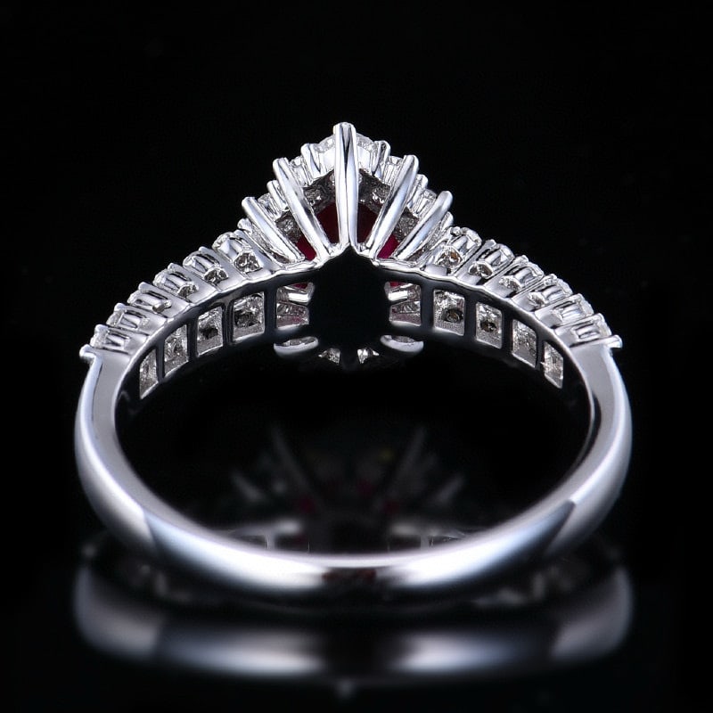 14k Gold 1.65 Ctw Natural Ruby & Diamond Ring - 5